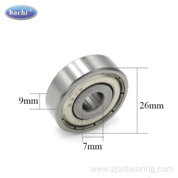 Factory miniature deep groove ball bearing 637 zz